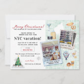 Invitation Évasion Week-end à NYC | Billet Cadeau Voyage Chèq (Dos)