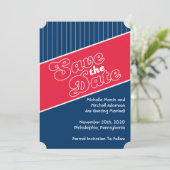 Invitation Événement à ne pas manquer inspiré du baseball (Ro (Debout devant)