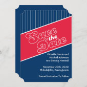 Invitation Événement à ne pas manquer inspiré du baseball (Ro (Devant / Derrière)