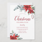 Invitation Événement annuel de fête de Noël (Devant)