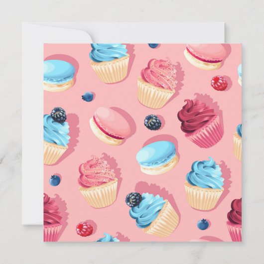 Invitation Événement Cupcakes (Dos)