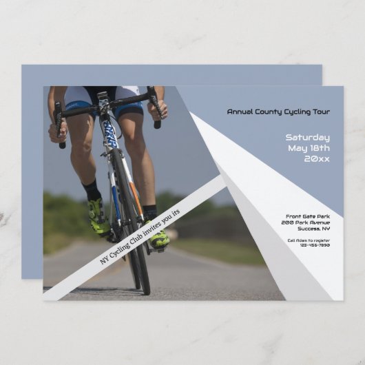 Invitation Événement cyclable (Devant / Derrière)