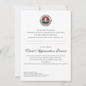 Invitation Événement d'appréciation (Devant)