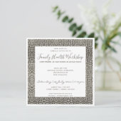 INVITATION ÉVÉNEMENT D'ATELIER DE MOSAÏQUE EN ARGENT FONCÉ FA (Debout devant)