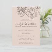 INVITATION ÉVÉNEMENT D'ATELIER SUCCULENT DE BLUSH PEACH DESER (Debout devant)