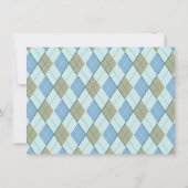 Invitation Événement d'avant-mariage Man shower Golf day (Dos)