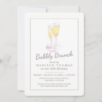 événement de brunch bulles de champagne pétillant