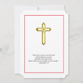 Invitation Événement de célébration de l'anniversaire de l'or (Dos)