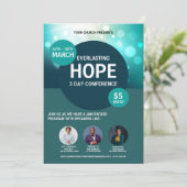 Invitation Evénement de conférence Eglise Conception personna (Debout devant)