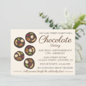 Invitation Événement de fabrication de chocolat Mendiants à l (Debout devant)