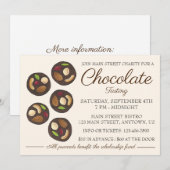 Invitation Événement de fabrication de chocolat Mendiants à l (Devant / Derrière)