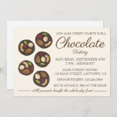 Invitation Événement de fabrication de chocolat Mendiants pou (Devant / Derrière)