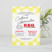 Invitation Événement de facturation BBQ Appréciation du clien (Debout devant)