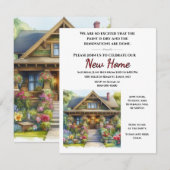 Invitation Événement de fête de maison neuve Open House  (Devant / Derrière)