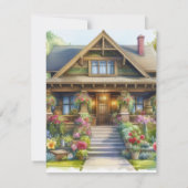 Invitation Événement de fête de maison neuve ouverte (Dos)