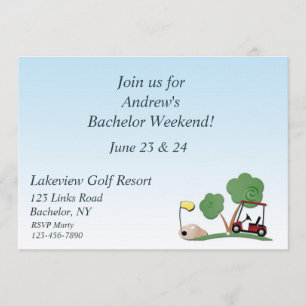 Invitation Événement de golf