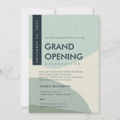 INVITATION ÉVÉNEMENT DE GRAND OUVERTURE D'ART ABSTRAIT MODERN (Devant)