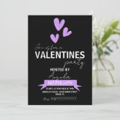 Invitation Événement de la Saint-Valentin Fête au Cœur Aquare (Debout devant)