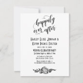 Invitation Événement de mariage de pivoines élégantes et heur (Devant)