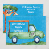 Invitation Événement de pique-nique de la Réunion de famille (Devant / Derrière)