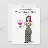 Invitation Événement de renarde de vin (Devant)