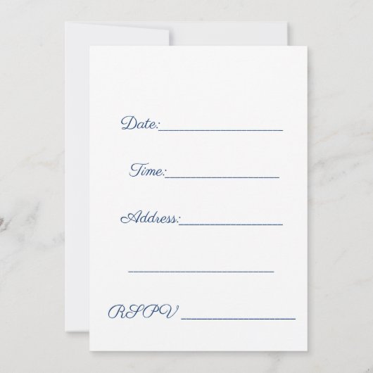 Invitation Événement de réunion professionnelle (Dos)