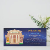 Invitation Événement de soirée au Musée Ticket Party (Debout devant)