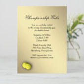 Invitation Événement de tennis (Debout devant)