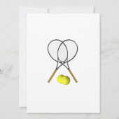 Invitation Événement de tennis (Dos)