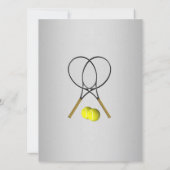 Invitation Événement de tennis (Dos)