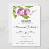 INVITATION ÉVÉNEMENT D'ENTREPRISE FLORALE DE COULEUR D'EAU RO (Devant)