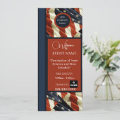 Invitation Événement d'entreprise Red White & Blue  (Debout devant)