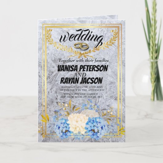 Invitation Événement d'invitation plié (Devant)