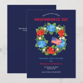 Invitation Événement du 4 juillet (Devant / Derrière)