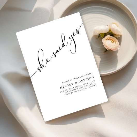 Invitation Événement | Elle A Dit Oui Simple Mission