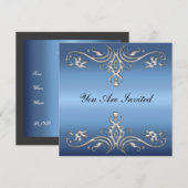 Invitation Événement Entreprise Anniversaire Toute Occasion I (Devant / Derrière)