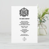 Invitation Événement Entreprise Personnalisé | Code QR (Debout devant)