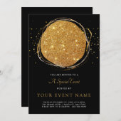 Invitation Événement Formel Élégant (Devant / Derrière)