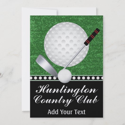 Invitation Événement golf - SRF (Devant)