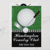 Invitation Événement golf - SRF (Devant / Derrière)