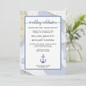 Invitation Événement nautique traditionnel / Mariage | Bahama (Debout devant)