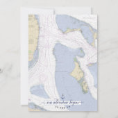 Invitation Événement nautique traditionnel / Mariage | Bahama (Dos)