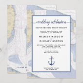 Invitation Événement nautique traditionnel / Mariage | Bahama (Devant / Derrière)