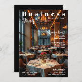 Invitation Événement professionnel (Devant / Derrière)