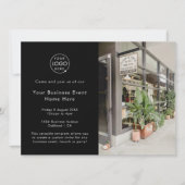 Invitation Événement professionnel | Photo minimaliste modern (Devant)