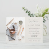 Invitation Événement professionnel | Photo professionnelle mi (Debout devant)