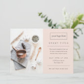 Invitation Événement professionnel | Photo professionnelle mo (Debout devant)