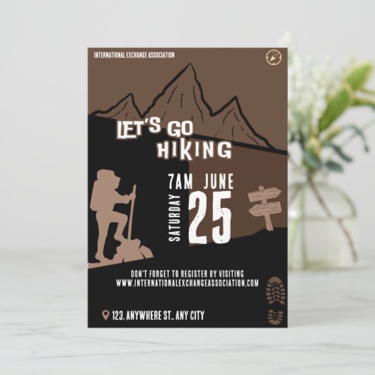 Invitation événement randonnée (Debout devant)