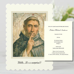 INVITATION ÉVÉNEMENT RELIGIEUX SAINT DOMINIC SURPRISE PARTY