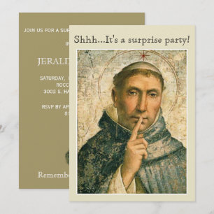 INVITATION ÉVÉNEMENT RELIGIEUX SAINT DOMINIC SURPRISE PARTY